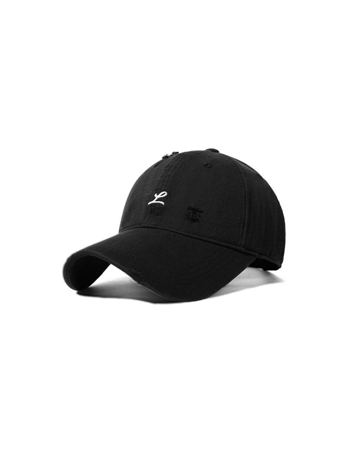 Ripped Fashion Embroidered Baseball Cap-h7